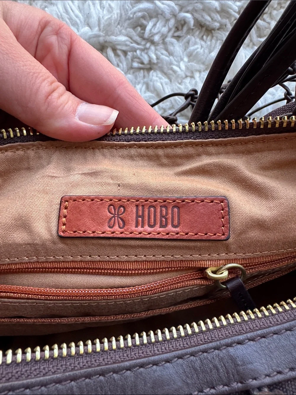 Hobo Kira‎ Leather Woven Bag